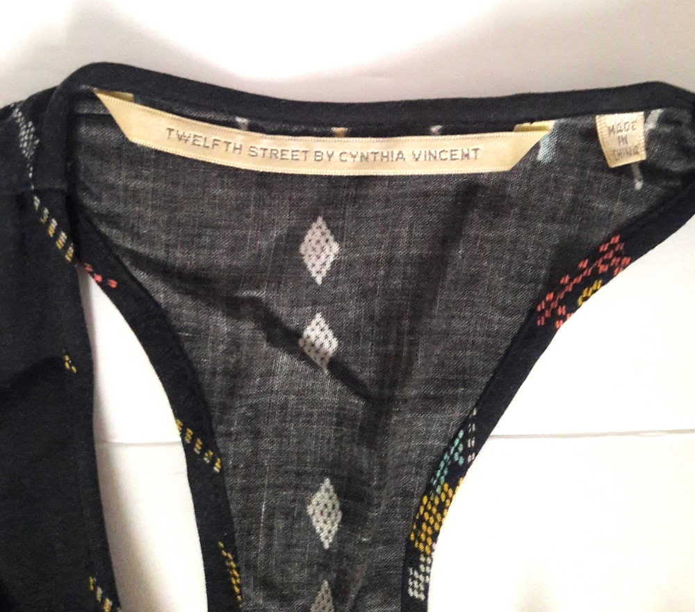 TWELFTH STREET BY CYNTHIA VINCENT 100% SILK DRESS